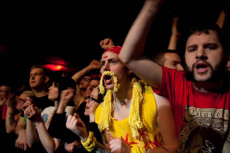 Andrew W.K. and opening band The Evaporators played high energy sets for