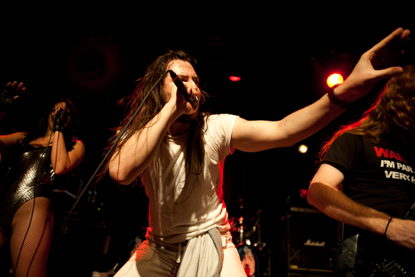 Andrew W.K. and opening band The Evaporators played high energy sets for