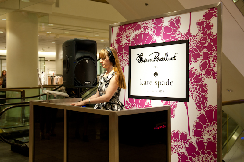 The indie-rock band Vivian Girls played a short set at Nordstrom in
