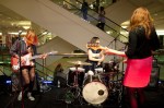 The indie-rock band Vivian Girls played a short set at Nordstrom in