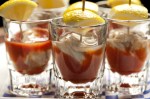The 6-pack oyster shooters.