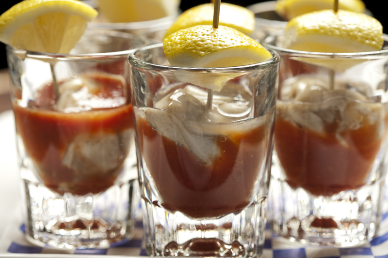 The 6-pack oyster shooters.