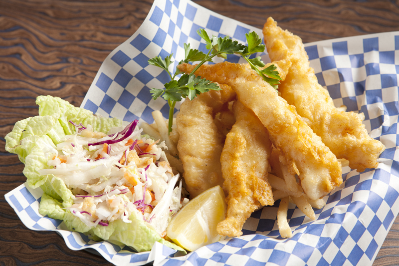 The fish fried in a sweet-leaning batter was perfectly crisped.