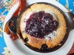 This Dutch pancake from Fort Defiance in Brooklyn, New York arrives in a piping-hot cast-iron pan, topped with warm blueberry compote, maple syrup and a dusting of powdered sugar. Sure, it's dessert for breakfast, but who's judging at brunch?
