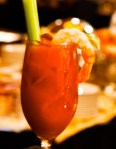 Vitamins, protein, morning buzz: Bloody Mary with shrimp at The Breakers Palm Beach in Palm Beach, Florida.A