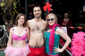 The sidewalks of Fremont were bustling with joggers decked out in their