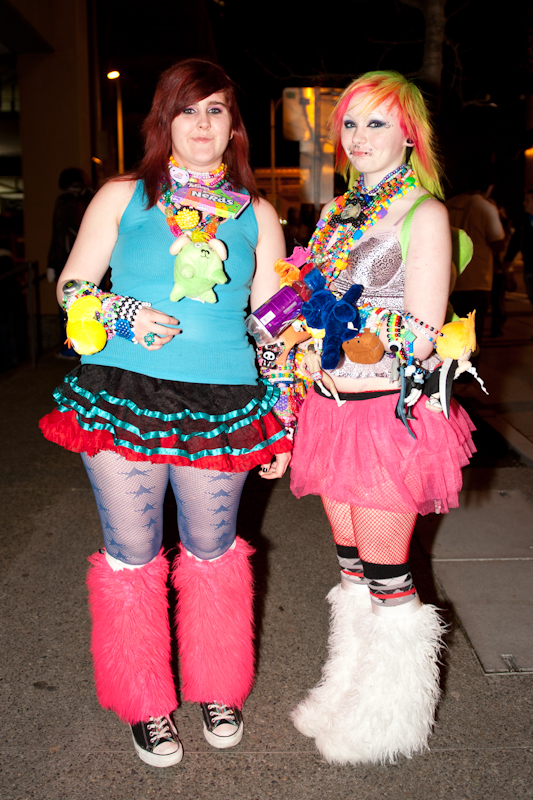 Teenagers and twenty-somethings packed the house for a "blue themed" dance party
