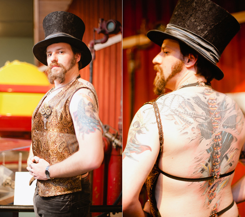 Hundreds donned their corsets, top hats, and curled mustaches at the Steampunk