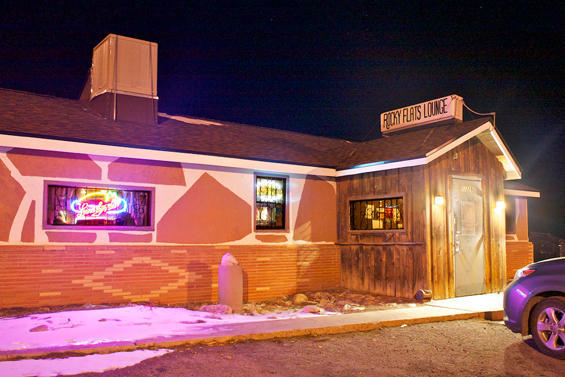 Don't expect architectural innovation. Rocky Flats Lounge in Boulder, Colorado.