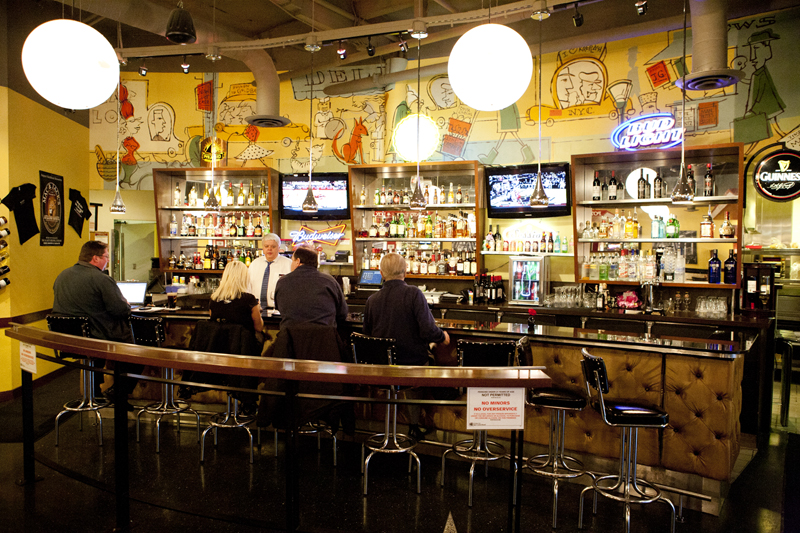 This deli also sells hard alcohol.