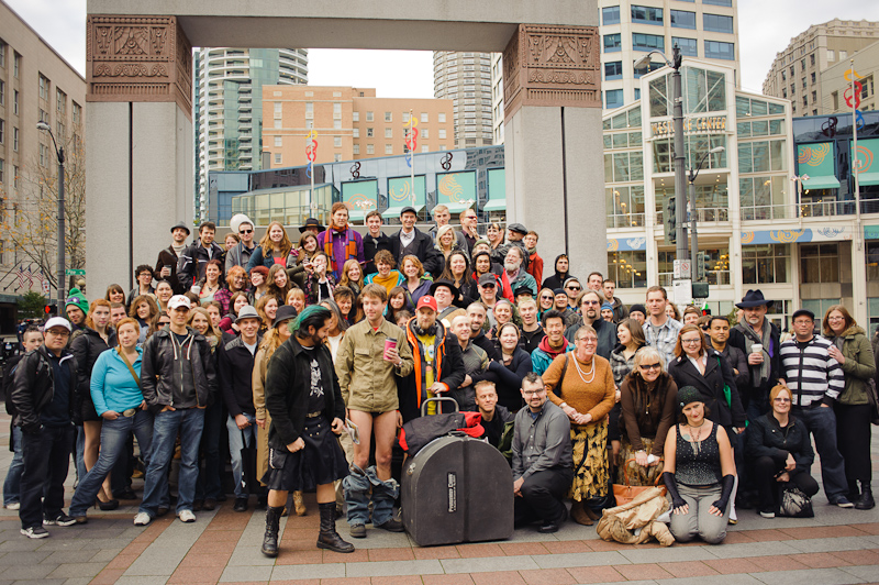 No pants? No problem! On Sunday, Seattle took part in the inspiring