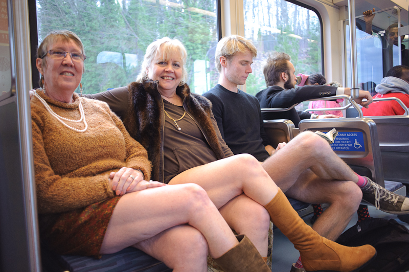 No pants? No problem! On Sunday, Seattle took part in the inspiring