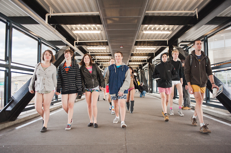 No pants? No problem! On Sunday, Seattle took part in the inspiring