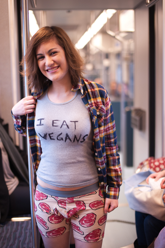 No pants? No problem! On Sunday, Seattle took part in the inspiring