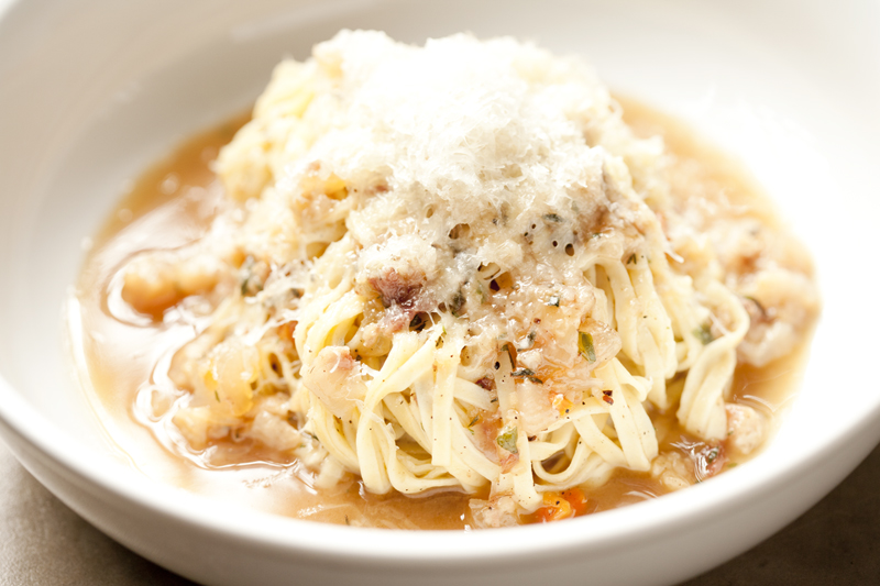 Calf's trotter pasta