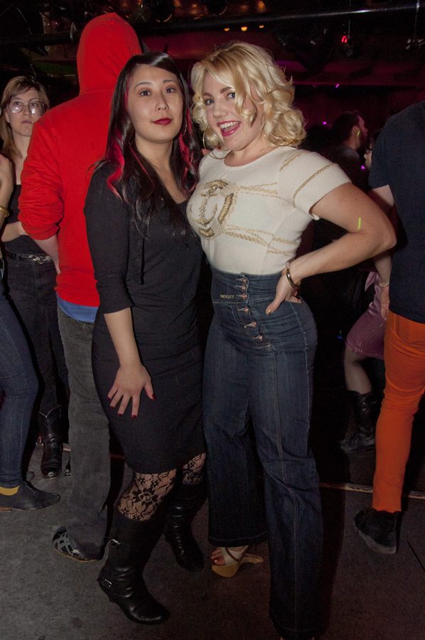 Quite possibly the flyest outfit of the night. And those awesome shoes!