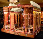 Every year the Sheraton Hotel in Seattle displays large, intricate gingerbread houses