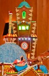Every year the Sheraton Hotel in Seattle displays large, intricate gingerbread houses