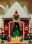 Every year the Sheraton Hotel in Seattle displays large, intricate gingerbread houses