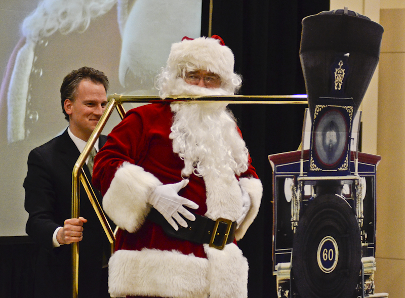 Every year the Sheraton Hotel in Seattle displays large, intricate gingerbread houses