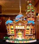 Every year the Sheraton Hotel in Seattle displays large, intricate gingerbread houses