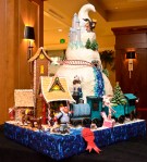 Every year the Sheraton Hotel in Seattle displays large, intricate gingerbread houses