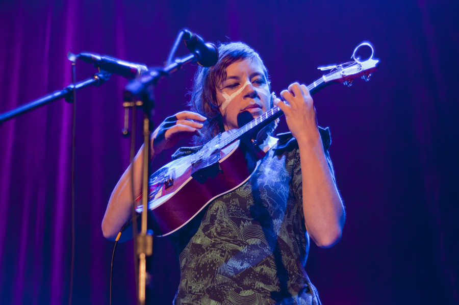 Fans watched in awe as Merrill recreated favorite tracks live, even improvising at certain points.