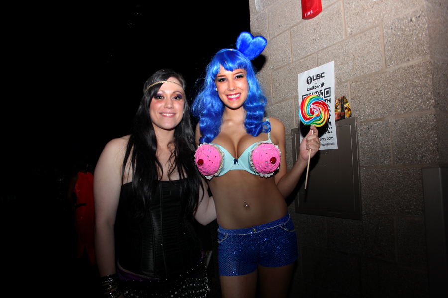 Partiers left their heads, inhibitions and clothes at home last Friday night