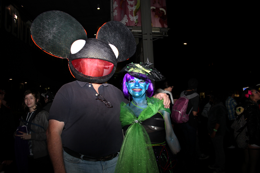 Partiers left their heads, inhibitions and clothes at home last Friday night