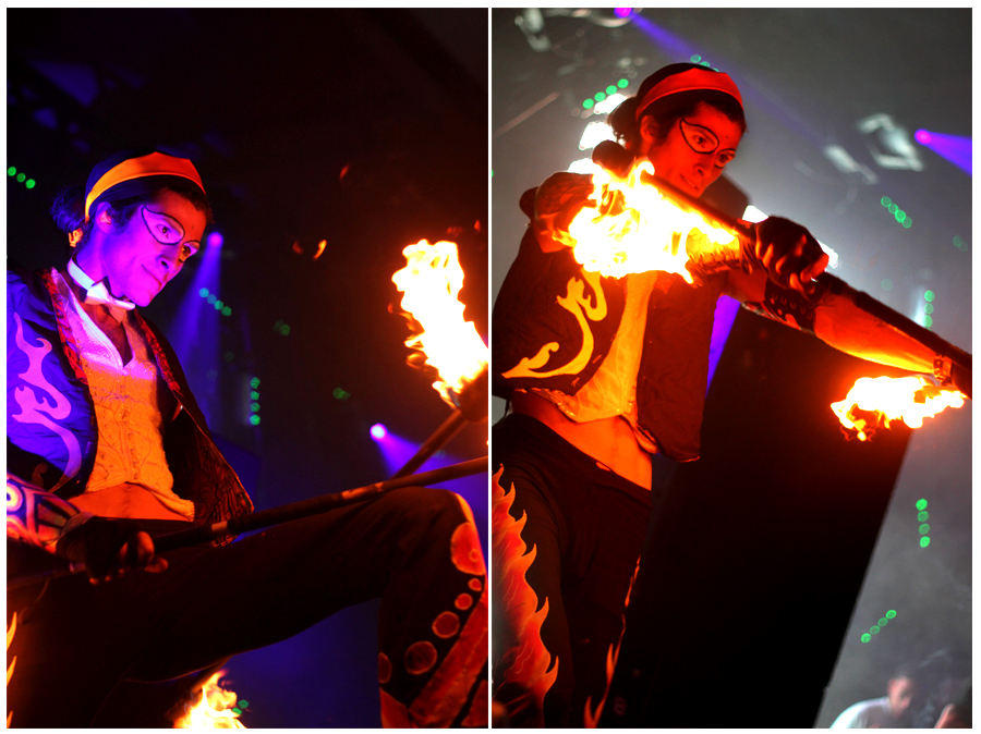 Partiers left their heads, inhibitions and clothes at home last Friday night