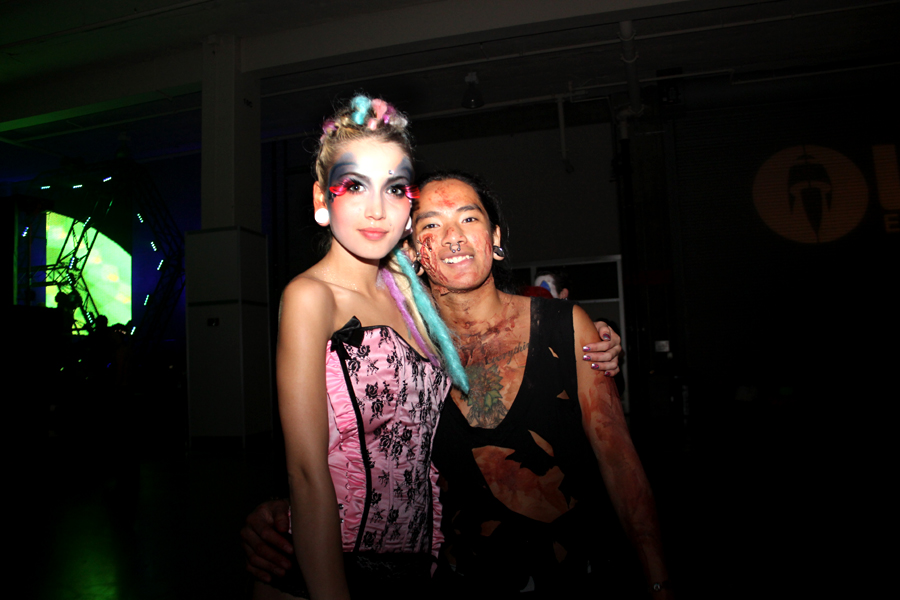 Partiers left their heads, inhibitions and clothes at home last Friday night