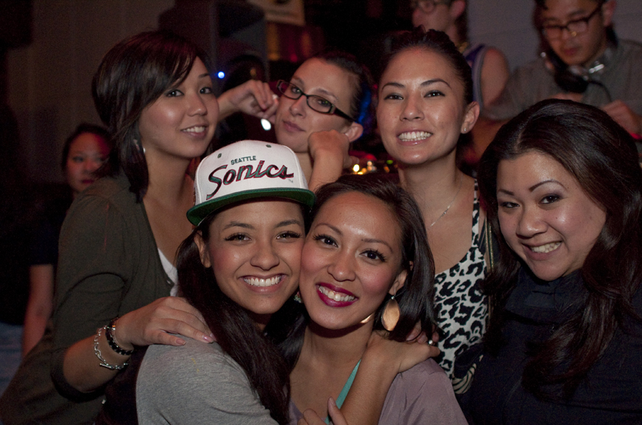 Trucker hats and prints were staples of the night.