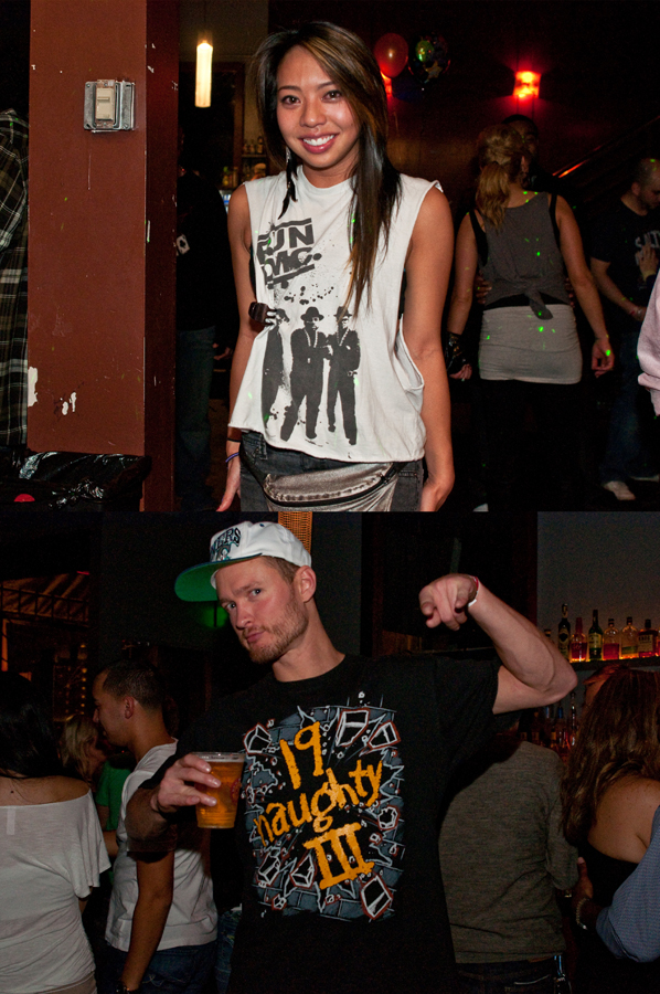 Vintage shirts from the decade, including a personalized Run DMC alteration!