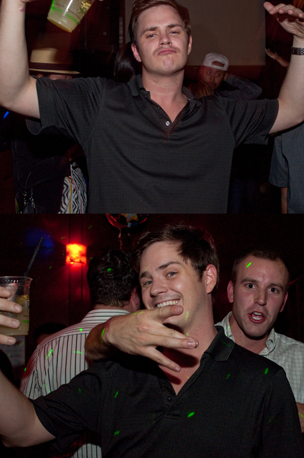 Throwin' up hands left and right. He seems confused about which coast he's on!