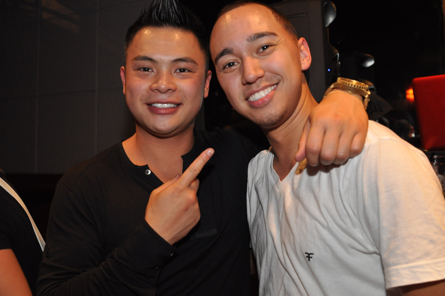 Having fun with friends.