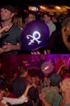 Balloons were bopped around the dancefloor, complete with Prince's unpronounceable symbol.