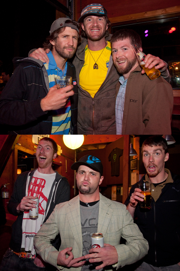 Friends out for a brew and some great tunes.