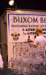 The Buxom Beers lounge serves up ridiculous quantities of beer over the weekend.
