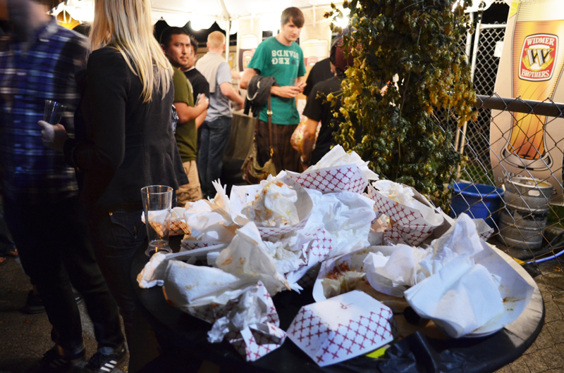 Curly fry carnage litters the streetsaE¦.