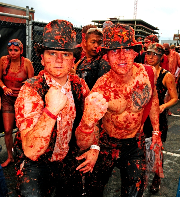 Fists up and ready to battle!