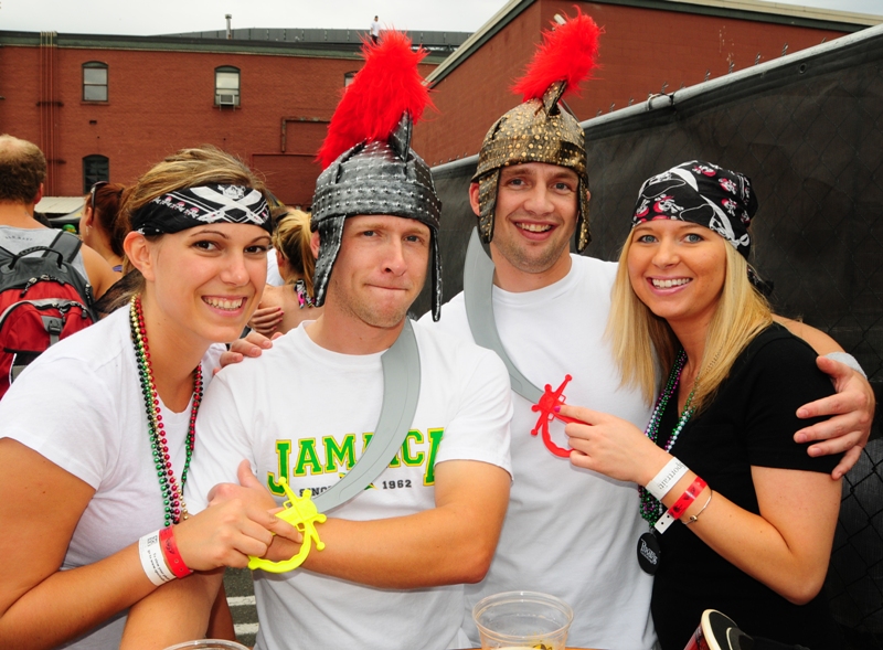 Yvonne Christenson, Jennifer Olsen, Spartacus and Brutus - before photo.