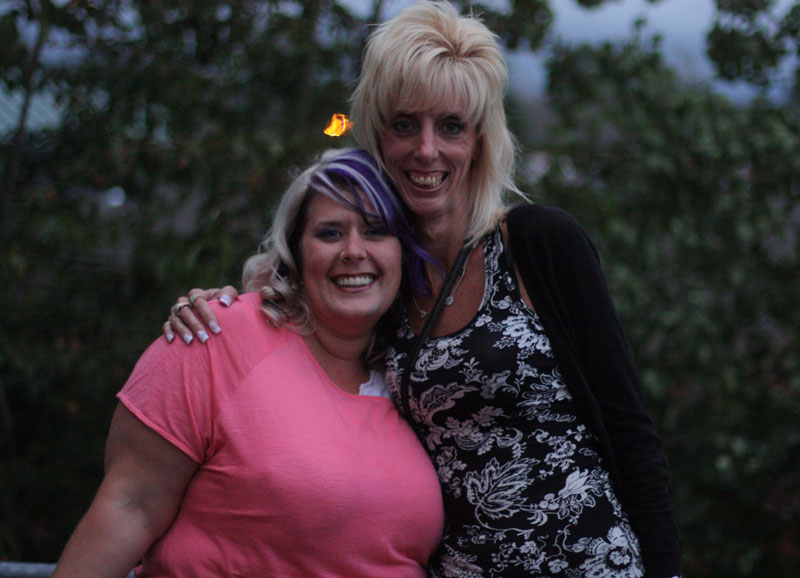 Jen Edgley and Megan Harris came out from Everett.