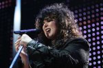 Ann Wilson of Heart belts out of the band's many hits.