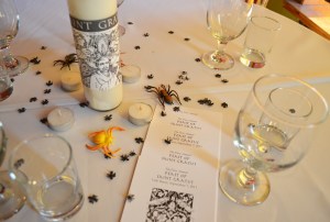 A table laid for the Feast of Saint Gratus.