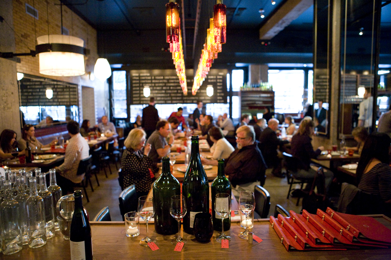 Rarely an empty table among the bustle.