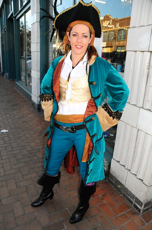 Jodi Shaw in full regalia