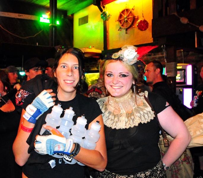 Stocking up at the Shipwreck Tavern.