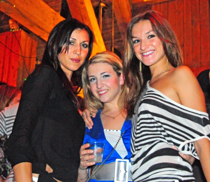 Dying to get back to the dance floor before the shirt decides to become more than off-the-shoulder.