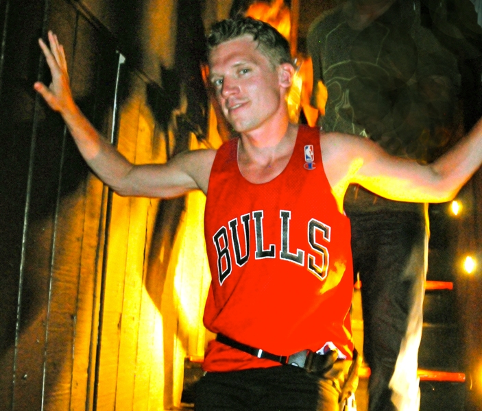 Benjamin Sheffield, promoter and confirmed dance-a-holic. What an affliction.