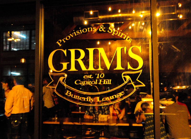 Make your way up the stairs to the third floor above Grim's on Capitol Hill and emerge into The Woods.